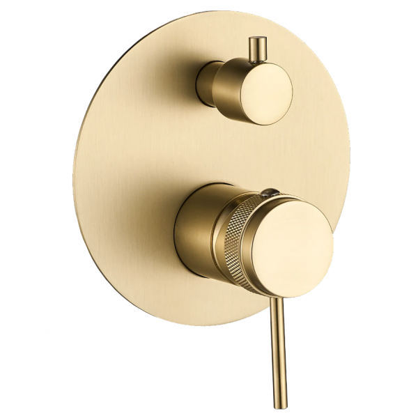 Душевая система REA LUNGO GRIP BRUSHED GOLD + BOX скрытого монтажа