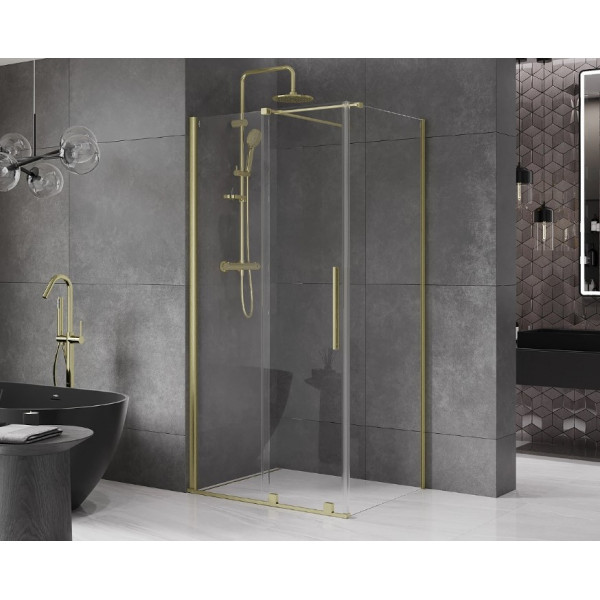 Душова кабіна MEXEN VELAR 110х80 BRUSHED GOLD