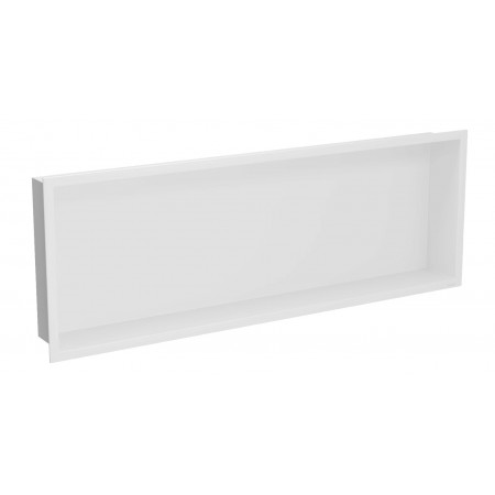 Вбудована полиця MEXEN X-Wall-R 90 WHITE з обідком