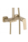 Душевой гарнтитур REA JOE BRUSHED GOLD с изливом