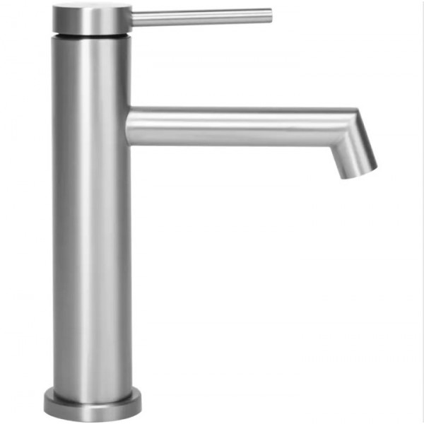 Смеситель для раковины (умывальника) REA FOSS NICKEL BRUSHED никель низкий
