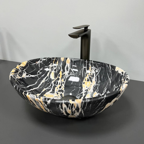 Умывальник (раковина) VBI PARMA BLACK OPAL GLOSSY накладной