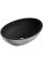 Умивальник (раковина) MEXEN ELZA SILVER BRUSHED BLACK MATT накладний