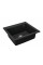 Гранитная кухонная мойка REA WEST XL BLACK MATT