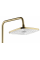 Душевой гарнитур REA STORM BRUSHED GOLD с изливом