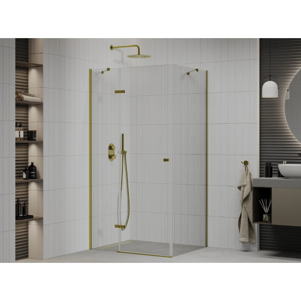 Душова кабіна MEXEN ROMA 120x100 GOLD