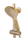 Душевой гарнитур REA VINCENT BRUSHED GOLD матовое золото с термостатом