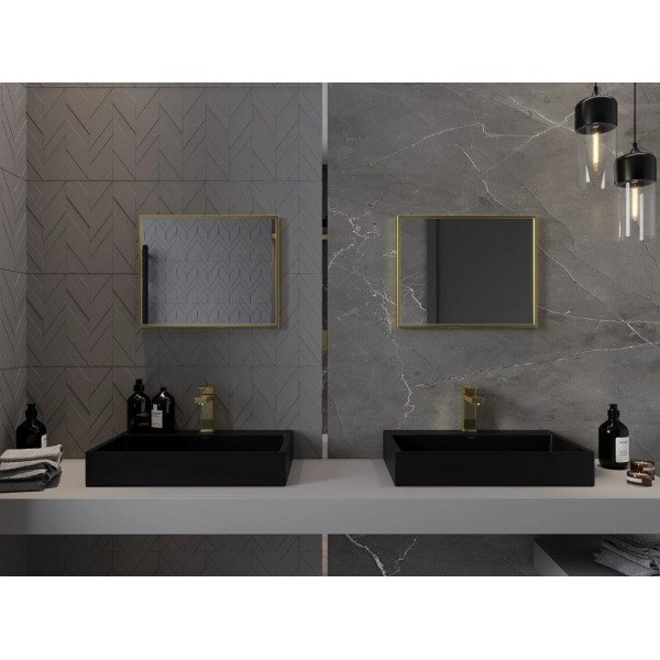 Дзеркало MEXEN LOFT 50x40 GOLD прямокутне