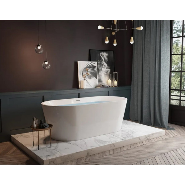 Ванна отдельностоящая REA MILANO 150х70 WHITE акриловая