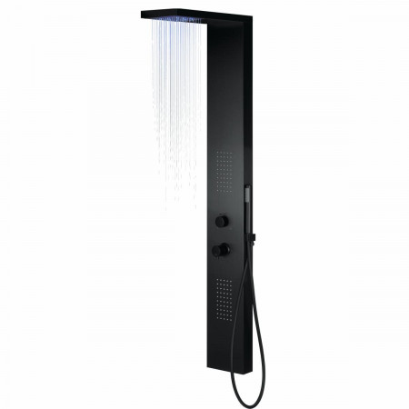 Душова панель CORSAN TUGELA BLACK LED