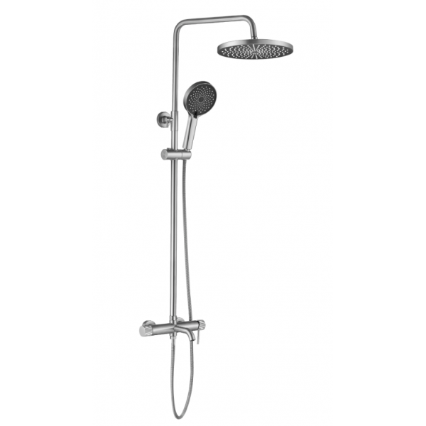 Душевой гарнитур REA LUNGO STRIPE NICKEL BRUSHED с изливом