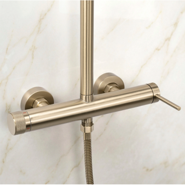 Душевой гарнитур REA FOSS CLIF BRUSHED GOLD