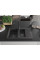 Гранітна кухонна мийка MEXEN GASPAR BLACK GRANITE + сифон BLACK