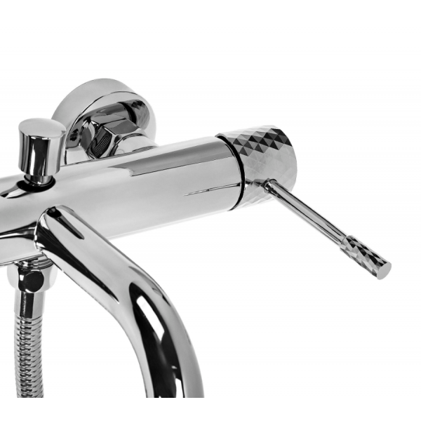 Смеситель для ванны REA LUNGO DIAMOND CHROME с изливом