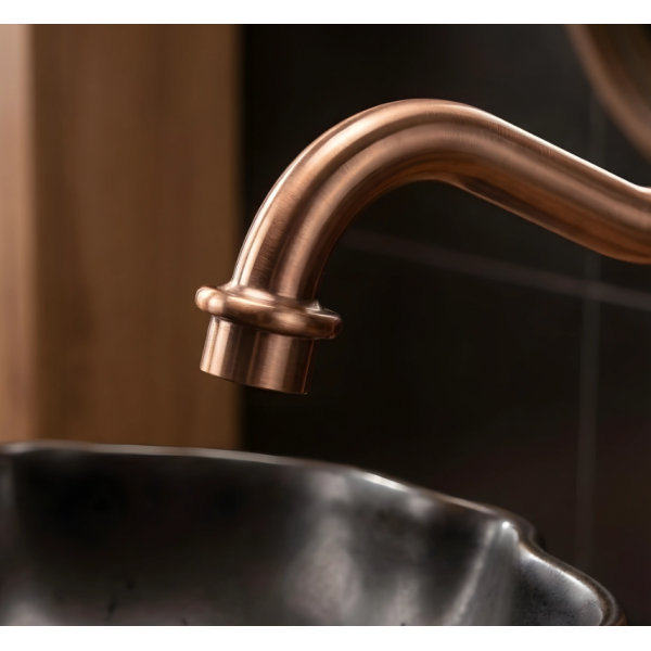 Смеситель для раковины REA BONA BRUSHED COPPER