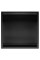 Встраиваемая полка REA 30X30 BLACK MATT с ободком
