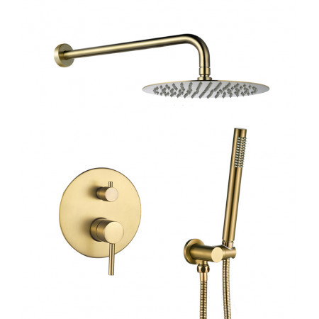 Душевая система VBI MILANO BRUSHED GOLD скрытого монтажа