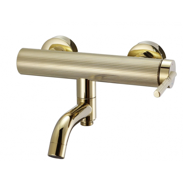 Смеситель для ванны и душа REA ARGON GOLD с изливом