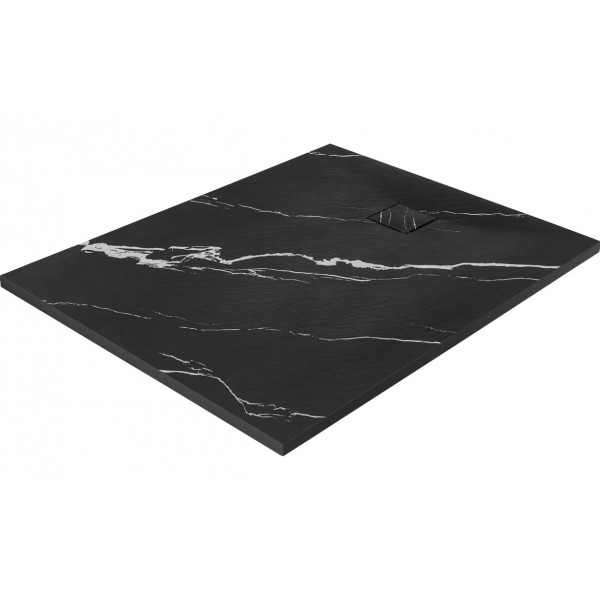 Душевой поддон REA MAGNUM 80x100 CARRARA BLACK