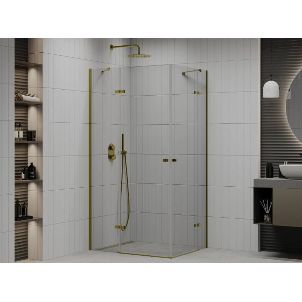 Душова кабіна MEXEN ROMA DUO 80x70 GOLD