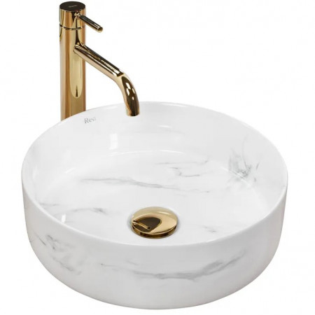 Умывальник (раковина) REA SAMI NATURE MARBLE накладной мрамор