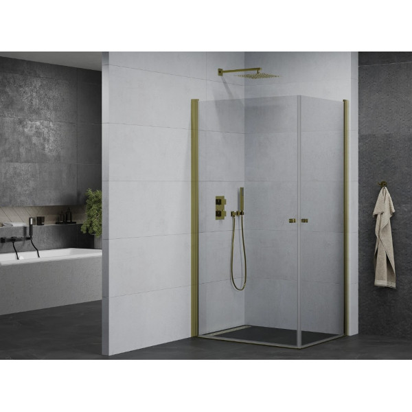 Душова кабіна MEXEN PRETORIA DUO 90x80 GOLD