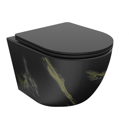 Підвісний унітаз MEXEN LENA BLACK MARBLE MATТ