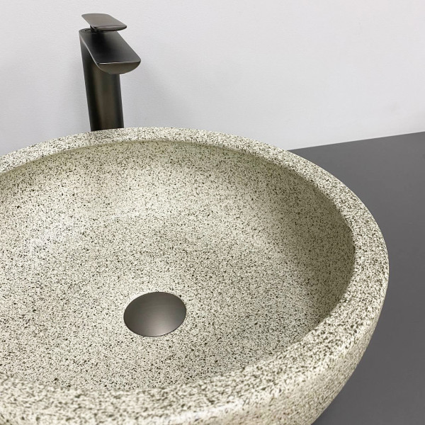Умывальник (раковина) VBI CORRIDONIA BEIGE STONE MATT накладной