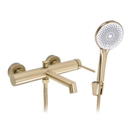 Смеситель для ванны REA FOSS BRUSHED GOLD с изливом