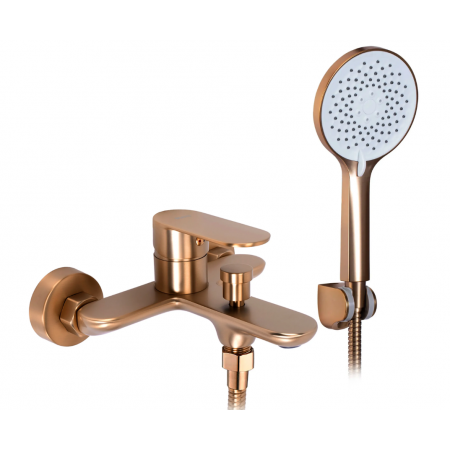 Смеситель для ванны и душа REA DROP BRUSHED COPPER с изливом