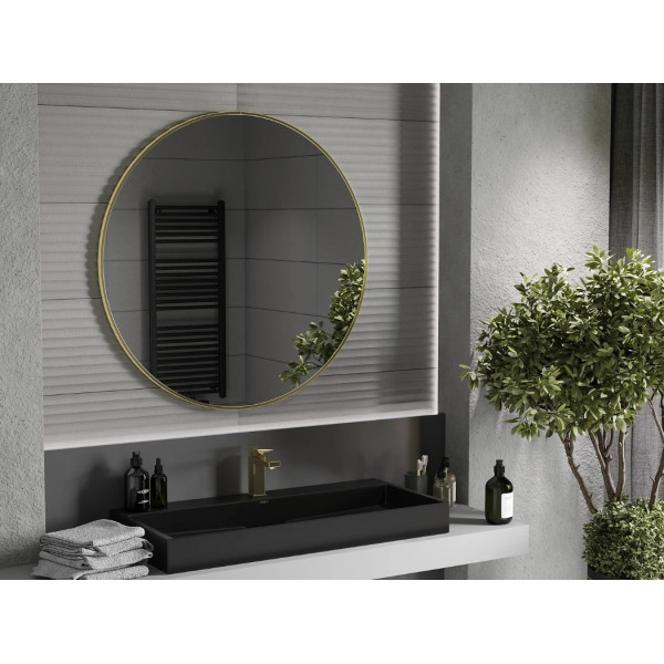 Дзеркало MEXEN LOFT 100 GOLD кругле