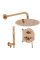 Душевая система REA LUNGO DIAMOND COPPER + BOX скрытого монтажа