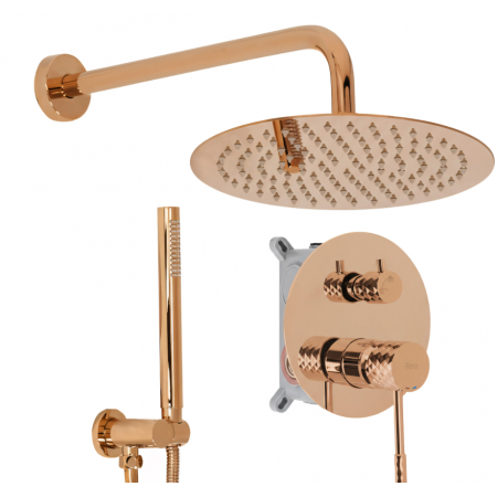 Душевая система REA LUNGO DIAMOND COPPER + BOX скрытого монтажа
