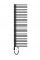Сушка для рушників MEXEN NEPTUN 160х50 BLACK 900W електричний