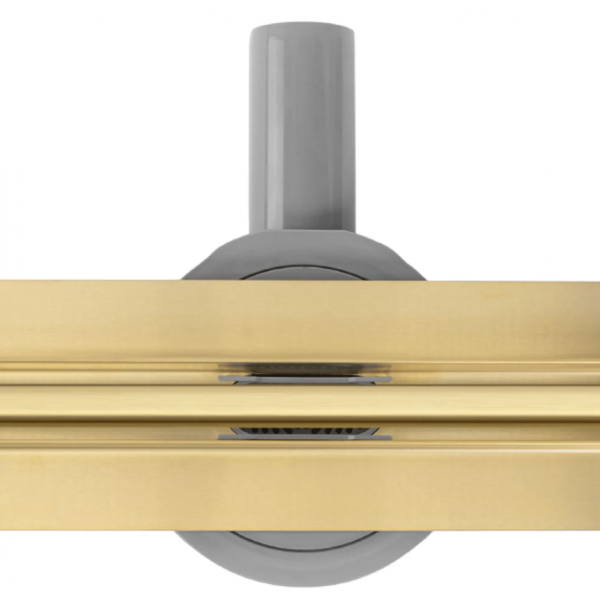 Трап для душа REA NEOX 100 SLIM PRO BRUSHED GOLD матовое золото