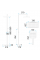 Душевой гарнитур REA BARI WHITE MATT с изливом