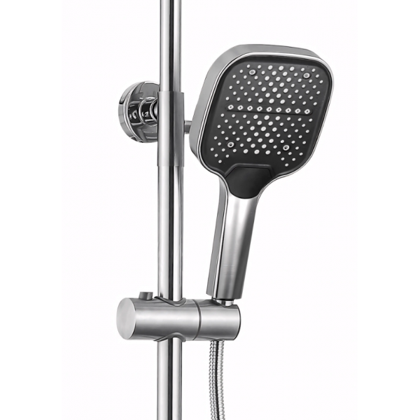 Душевой гарнитур REA ARLO NICKEL BRUSHED с изливом