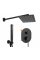 Душова система REA OVAL BLACK + BOX прихованого монтажу