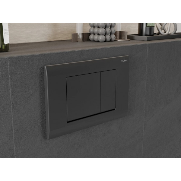 Кнопка змиву для інсталяції MEXEN FENIX 01 GRAPHITE