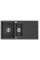 Гранітна кухонна мийка MEXEN ANDRES BLACK GRANITE + сифон CHROME
