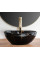 Умывальник (раковина) REA SOFIA MINI BLACK MARBLE SHINY накладной