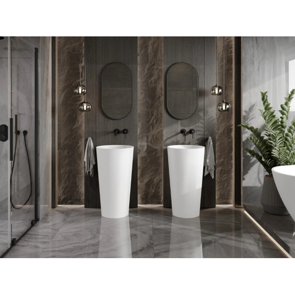 Умивальник (раковина) MEXEN ONYX-1 WHITE MATT підлоговий