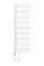 Сушка для рушників MEXEN NEPTUN 160х50 WHITE 900W електричний