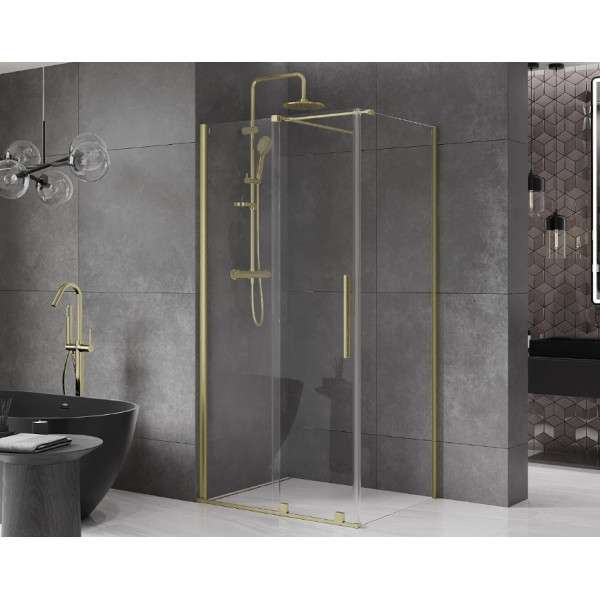 Душова кабіна MEXEN VELAR 90х85 BRUSHED GOLD