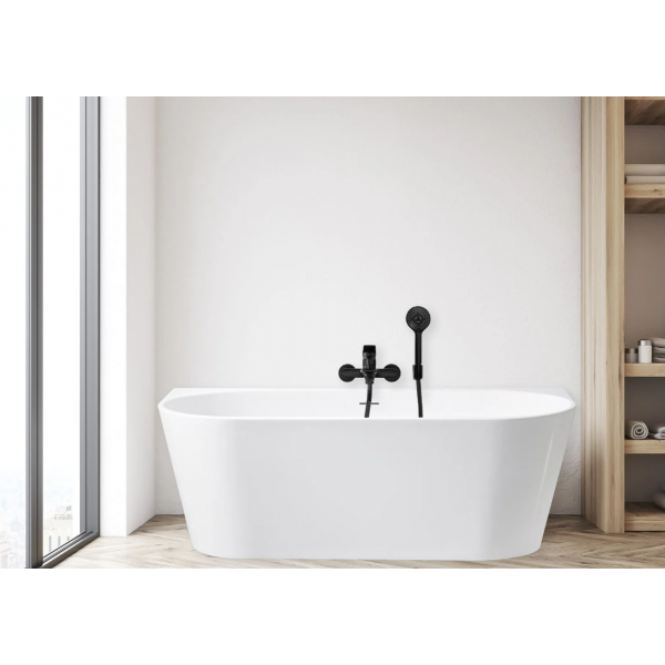 Ванна пристенная REA CAPRI 160х80 WHITE акриловая