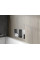 Вбудована полиця MEXEN X-Wall-NR 60x30 INOX без обідка
