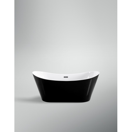 Ванна VBI MARMOLADA BLACK 170 x 75 отдельностоящая