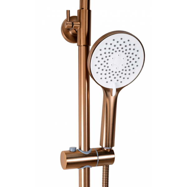 Душевой гарнитур REA DROP BRUSHED COPPER с изливом
