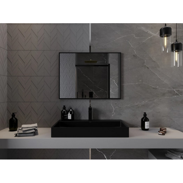 Дзеркало MEXEN LOFT 80x60 BLACK прямокутне
