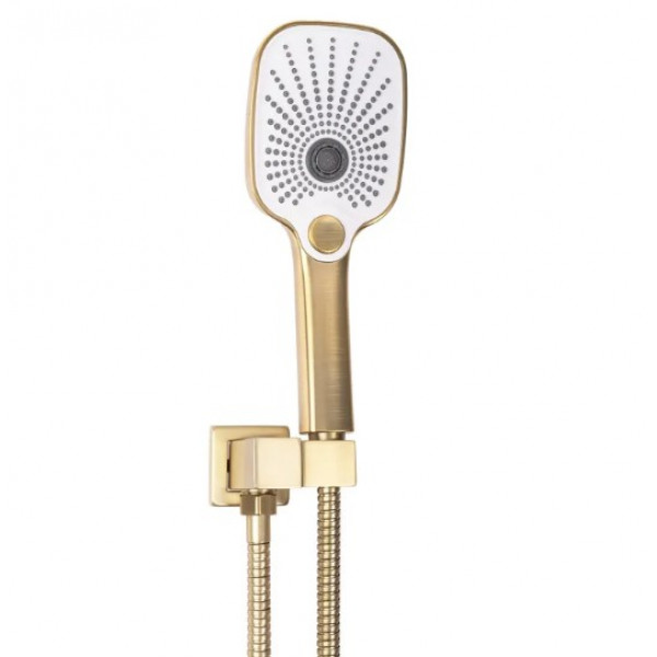 Душевая система REA MOBY BRUSHED GOLD + BOX скрытого монтажа